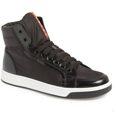 prada high top sneakers mens|prada sneaker outlet.